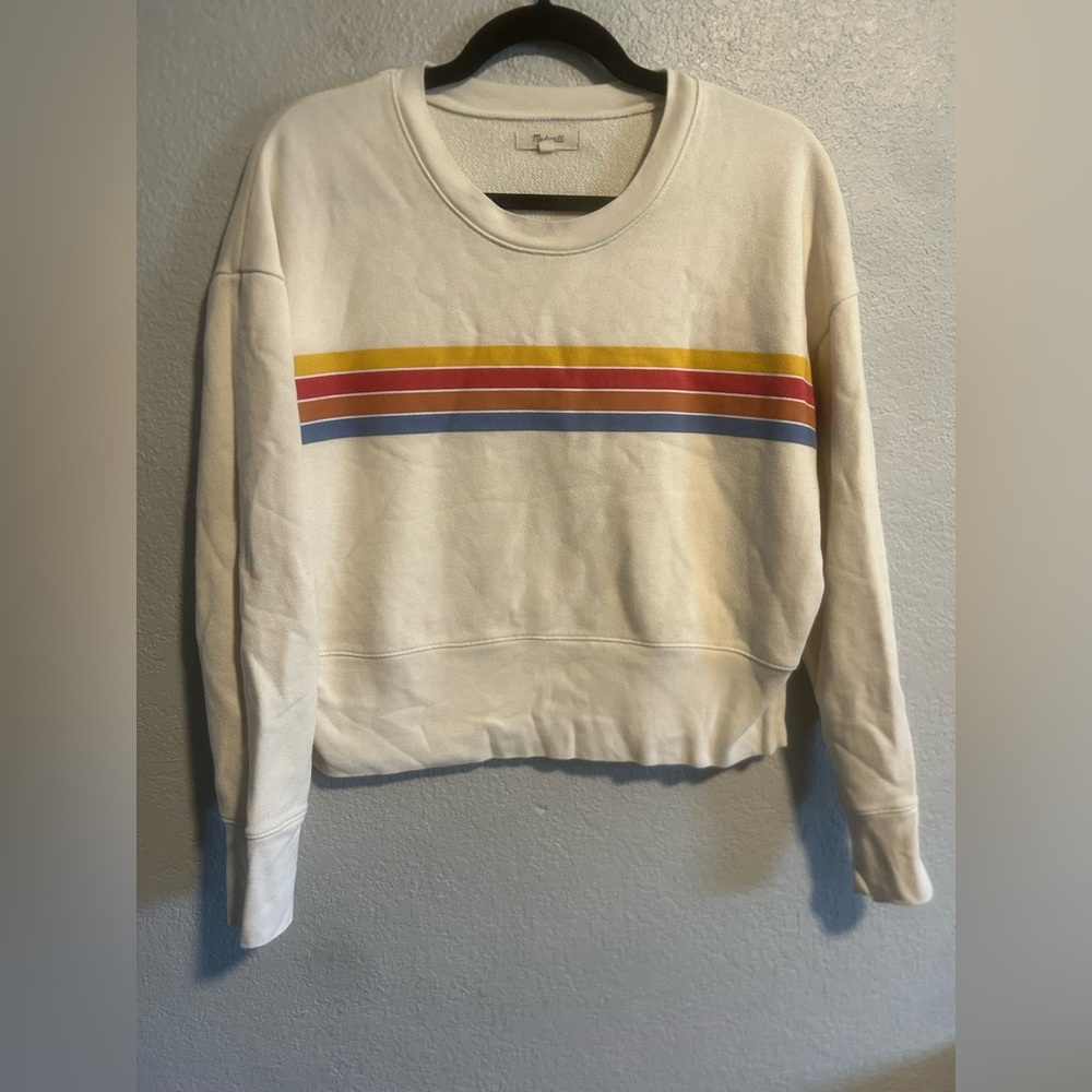 Madewell striped crewneck